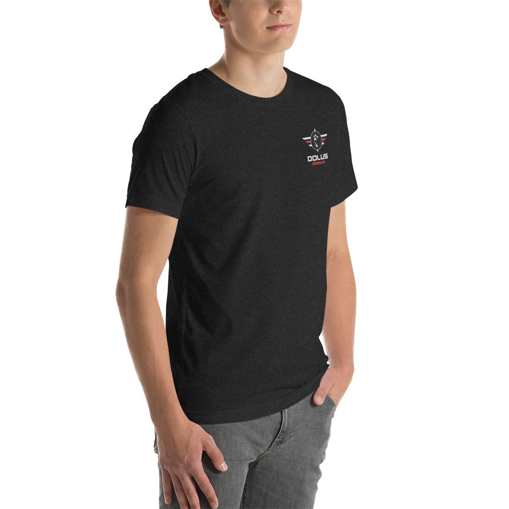 DOLUS SIGNUM Unisex-T-Shirt mit gesticktem Logo