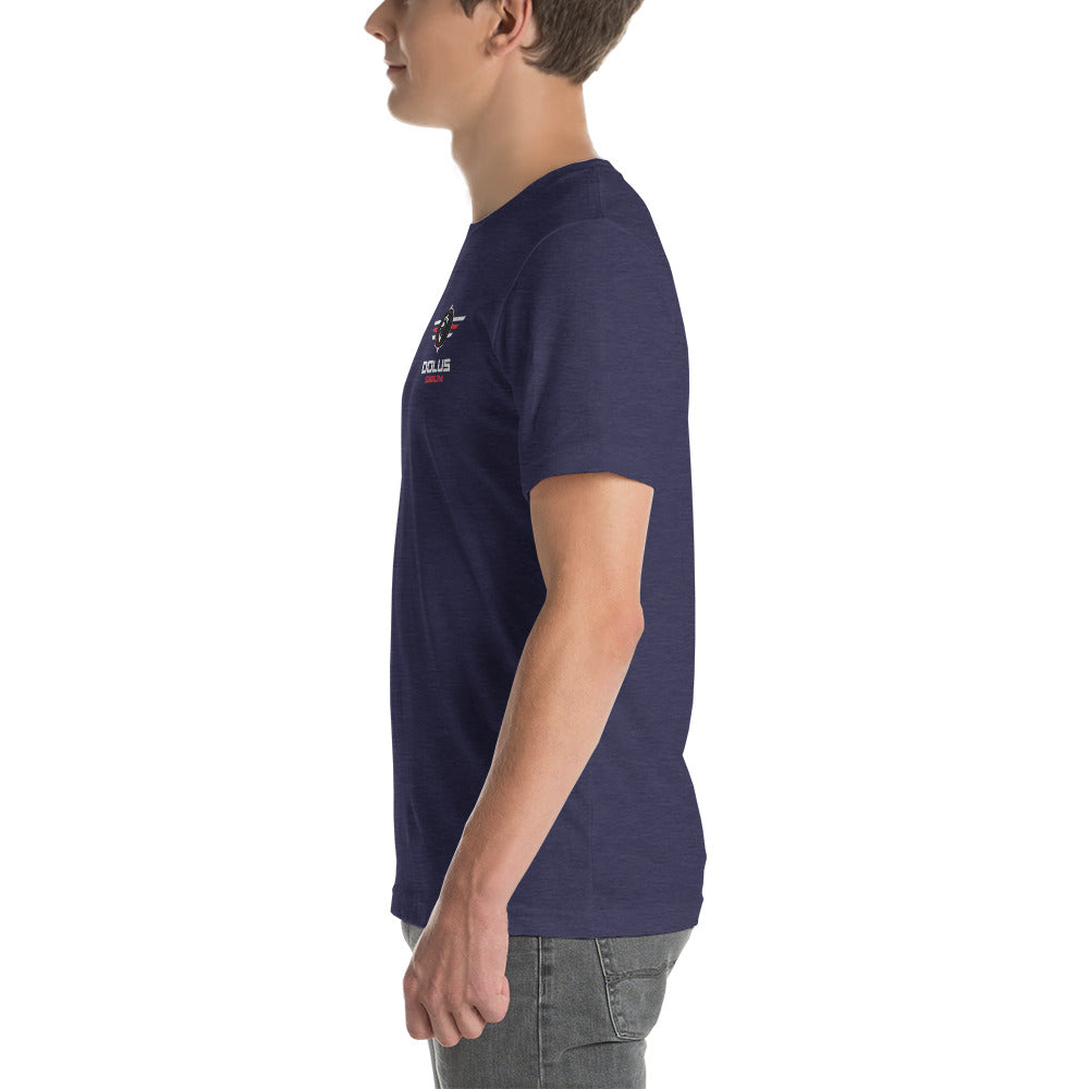 DOLUS SIGNUM Unisex-T-Shirt mit gesticktem Logo