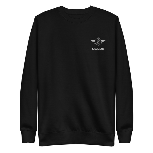 DOLUS Unisex-Premium-Pullover mit DOLUS Stickerei