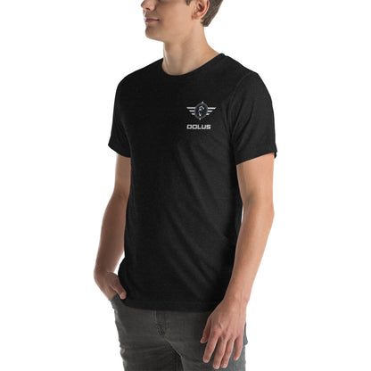 DOLUS Unisex-T-Shirt mit gesticktem Logo